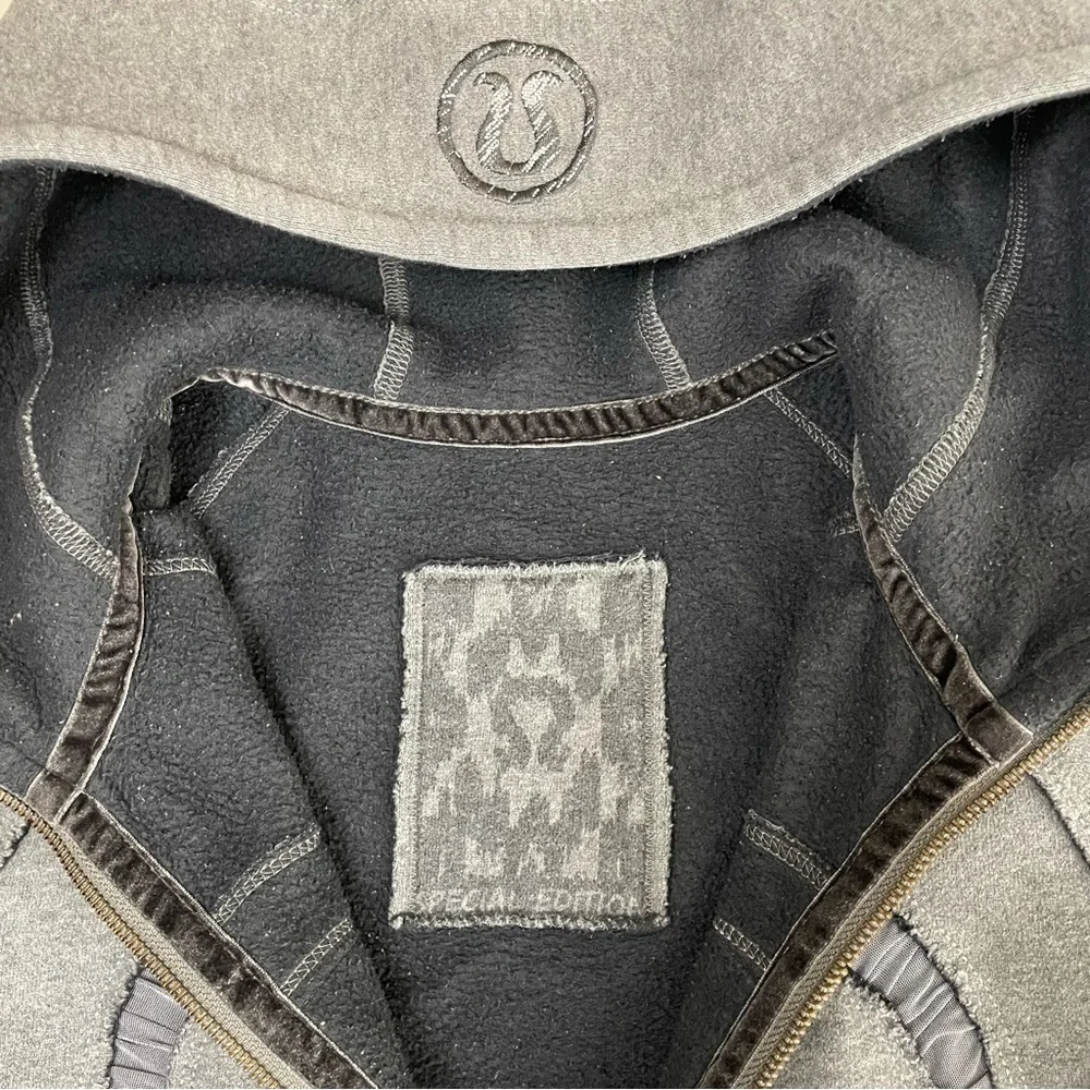 lululemon‎ Scuba Full Zip Hoodie Special Edition Gray Sz 4